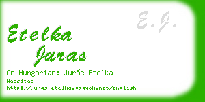 etelka juras business card