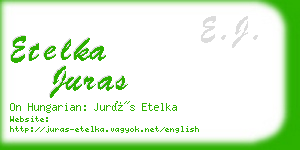 etelka juras business card